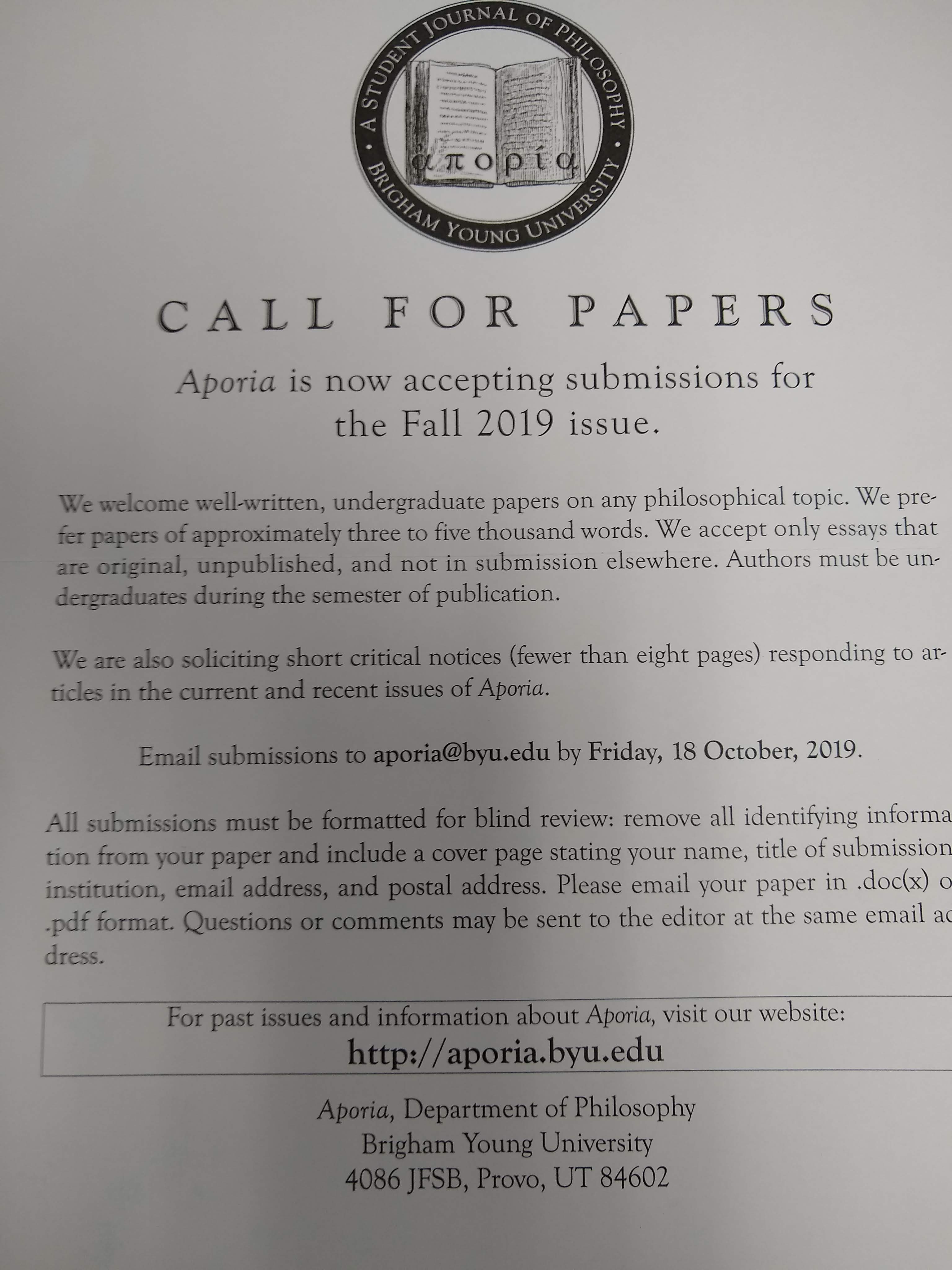 BYU Aporia